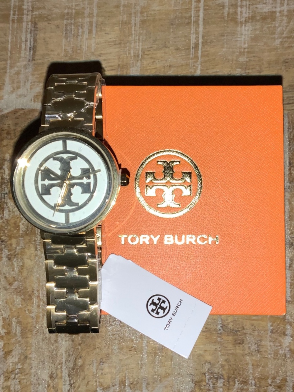 (NWT) TORY BURCH® “REVA” GOLD TONE LADIES 36MM WATCH (TBW4025)!!!